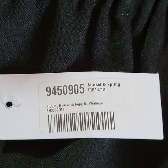 🌟 NWOT SUNSET & SPRING Black Bustier Romper Bloomingdales Size M - Picture 14 of 16